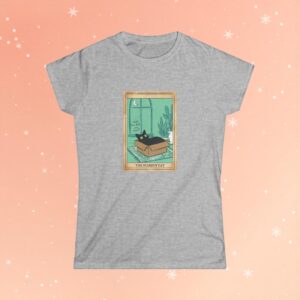 The Scaredy Cat Tarot Tee — Tarot Inspired Funny & Stylish T-shirt