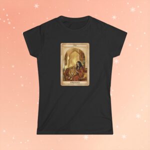 Strength Tarot Card Tee — Women's Spiritual Graphic T‑Shirt