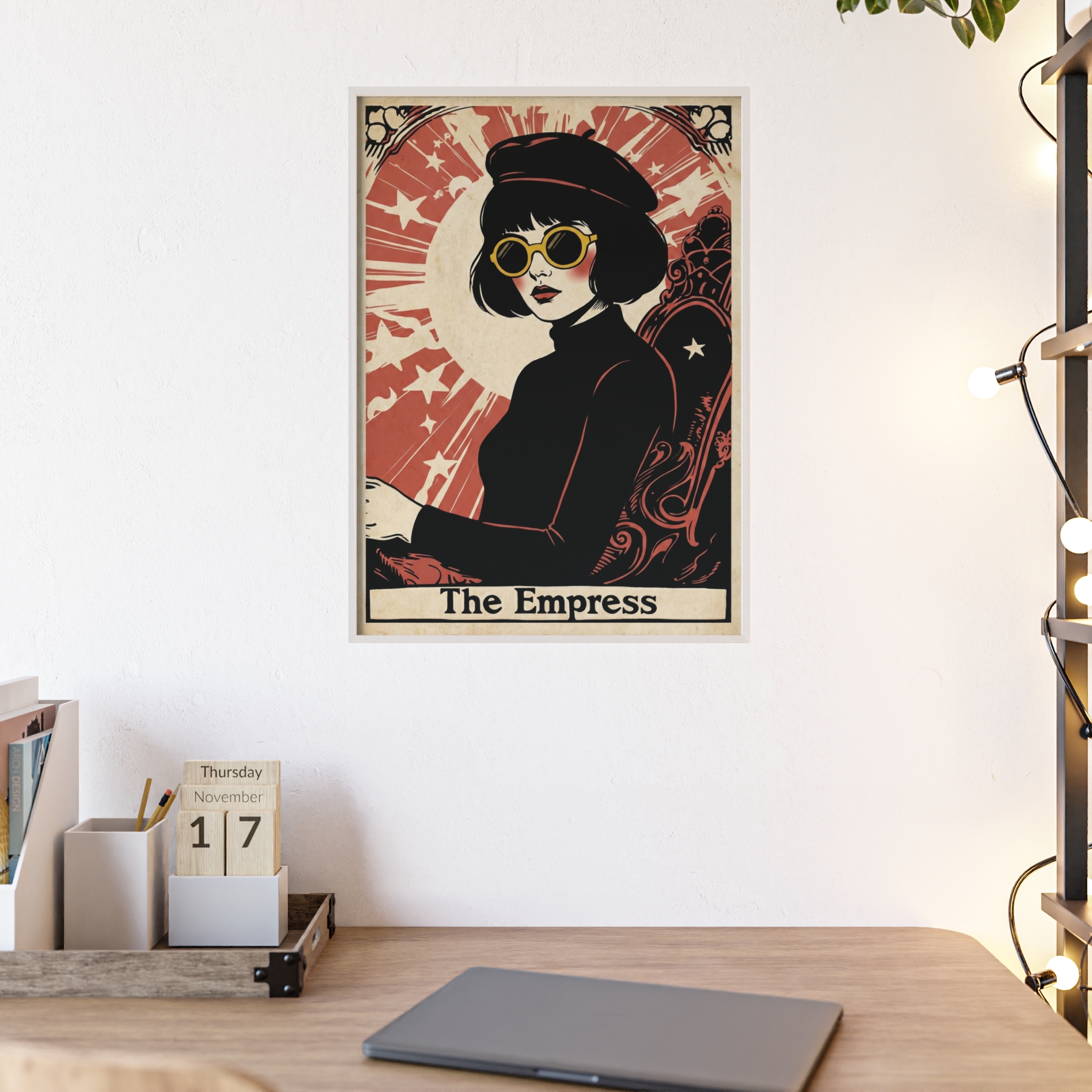 The Empress Tarot Card Poster With Frame— Stylish Tarot Art Art Print - Image 19