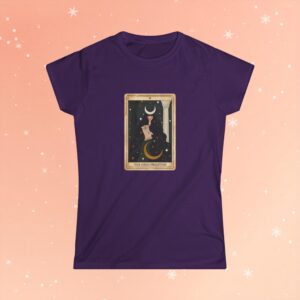 High Priestess Tarot Tee — Uniquely Styled Tarot Card Women's T-Shirt