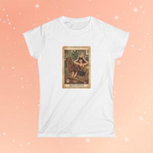 Queen of Wands Tarot Tee — Mystical Vintage Tarot Card Women's T-Shirt