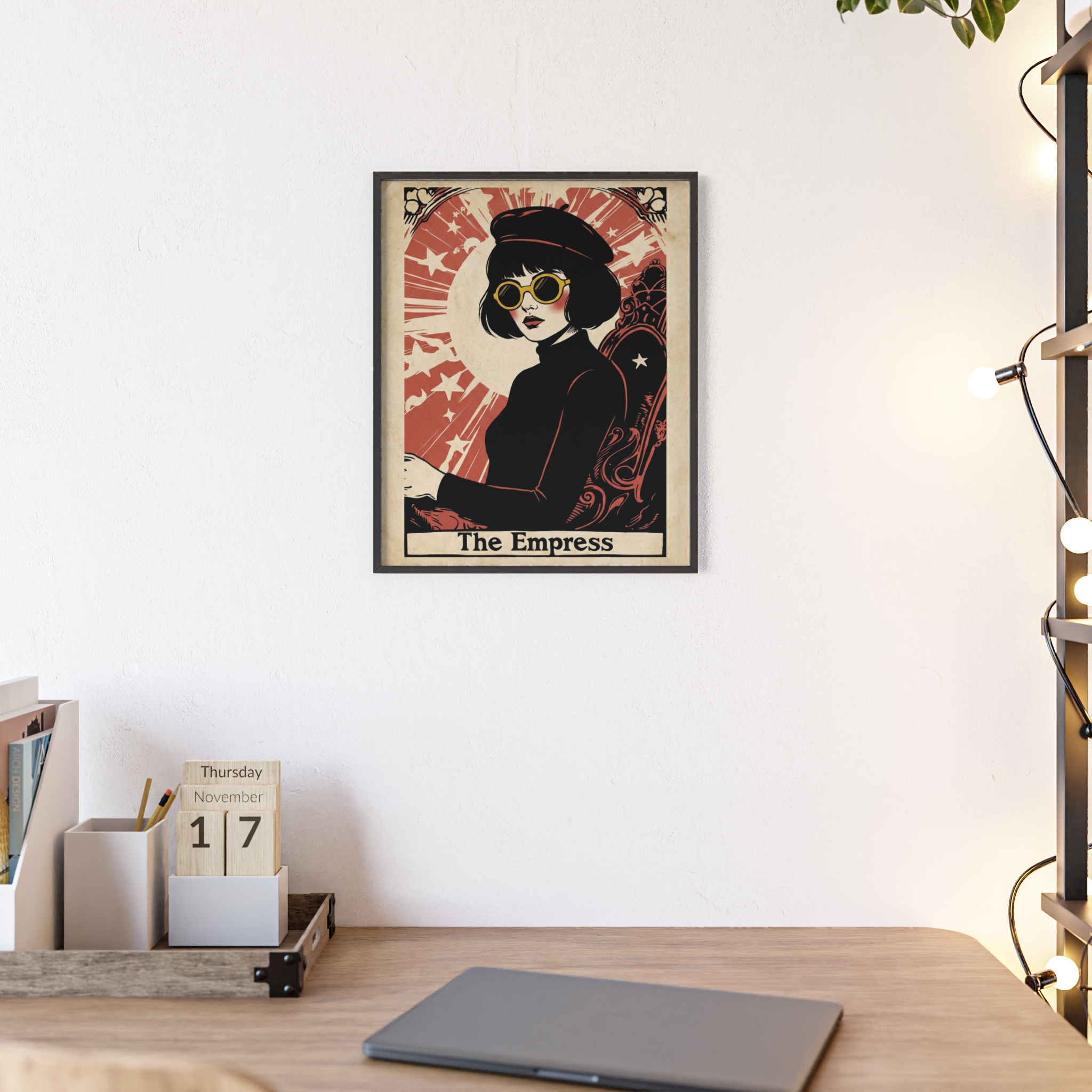 The Empress Tarot Card Poster With Frame— Stylish Tarot Art Art Print - Image 10