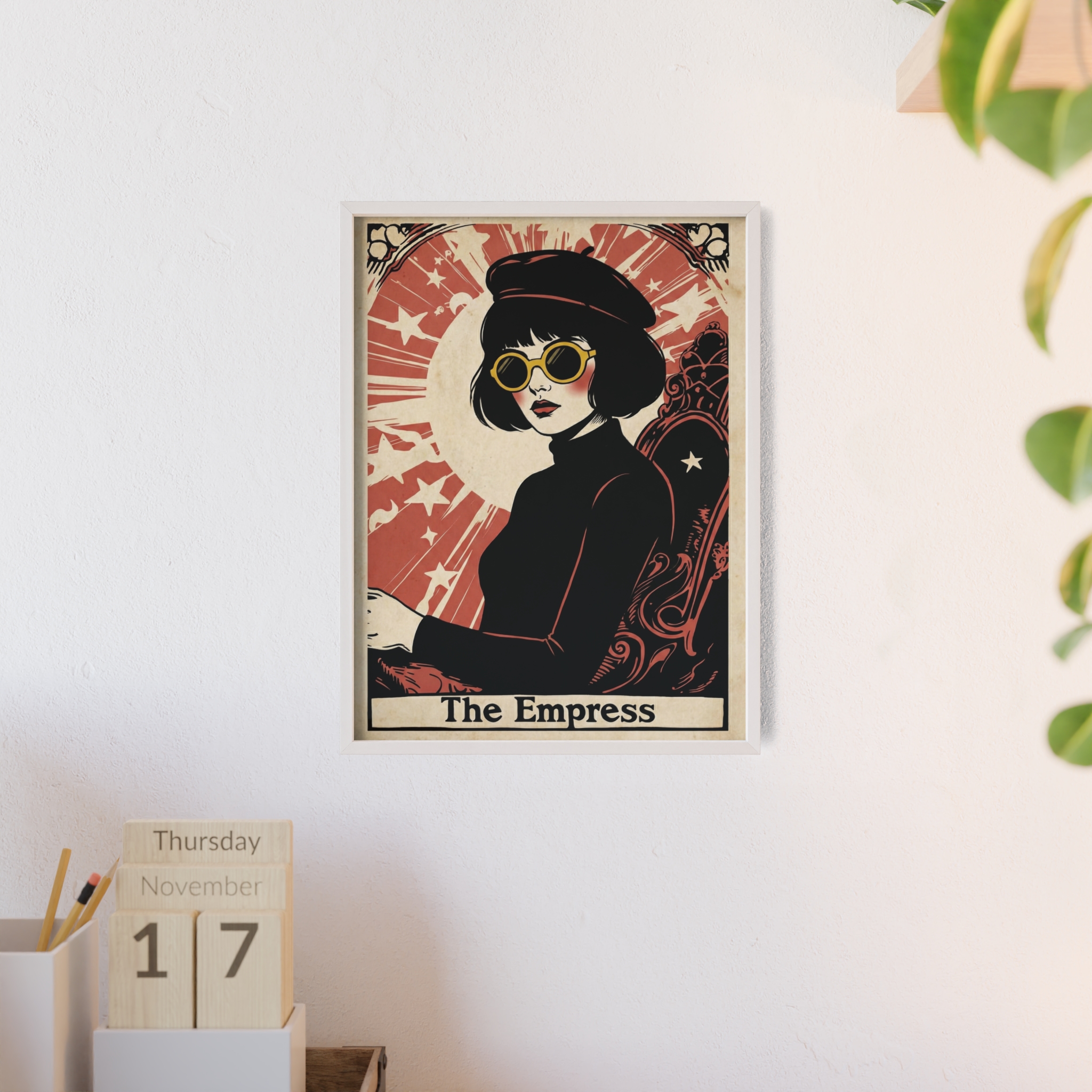 The Empress Tarot Card Poster With Frame— Stylish Tarot Art Art Print - Image 5